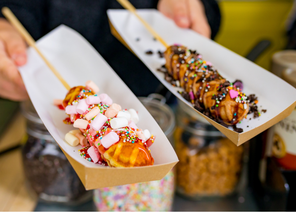Waffle on Stick Cart