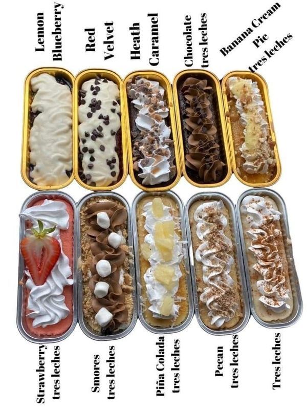 Mini cake loafs